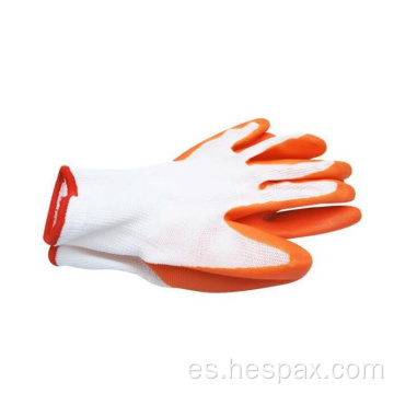 Hespax Wear Wear Oil Resistente a los guantes de seguridad de nitrilo